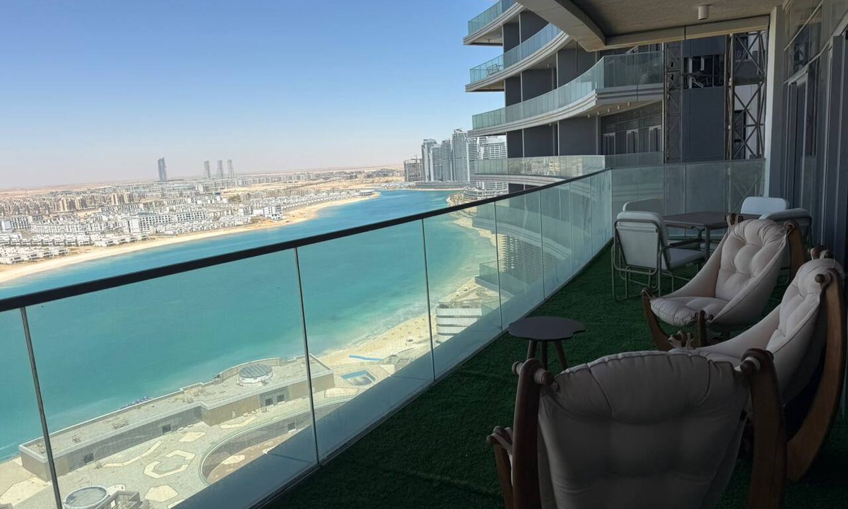 Marina El Alamein Apartment | 2 Bed Luxury Apt Gate Tower Double View Sea & Lagoon