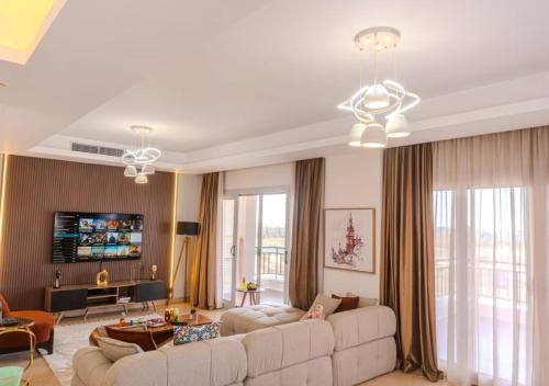 New Cairo Apartment | Cairo Festival City ,New, Luxury, Modern 3BR + Maid Room
