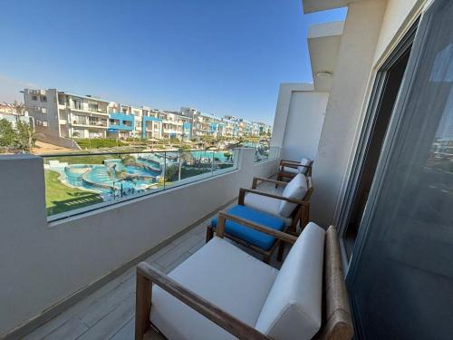 Zawiyat 'Abd al Mun'im Apartment | Fouka North Coast 3 BR with Sea & Pool View SA-11B-201
