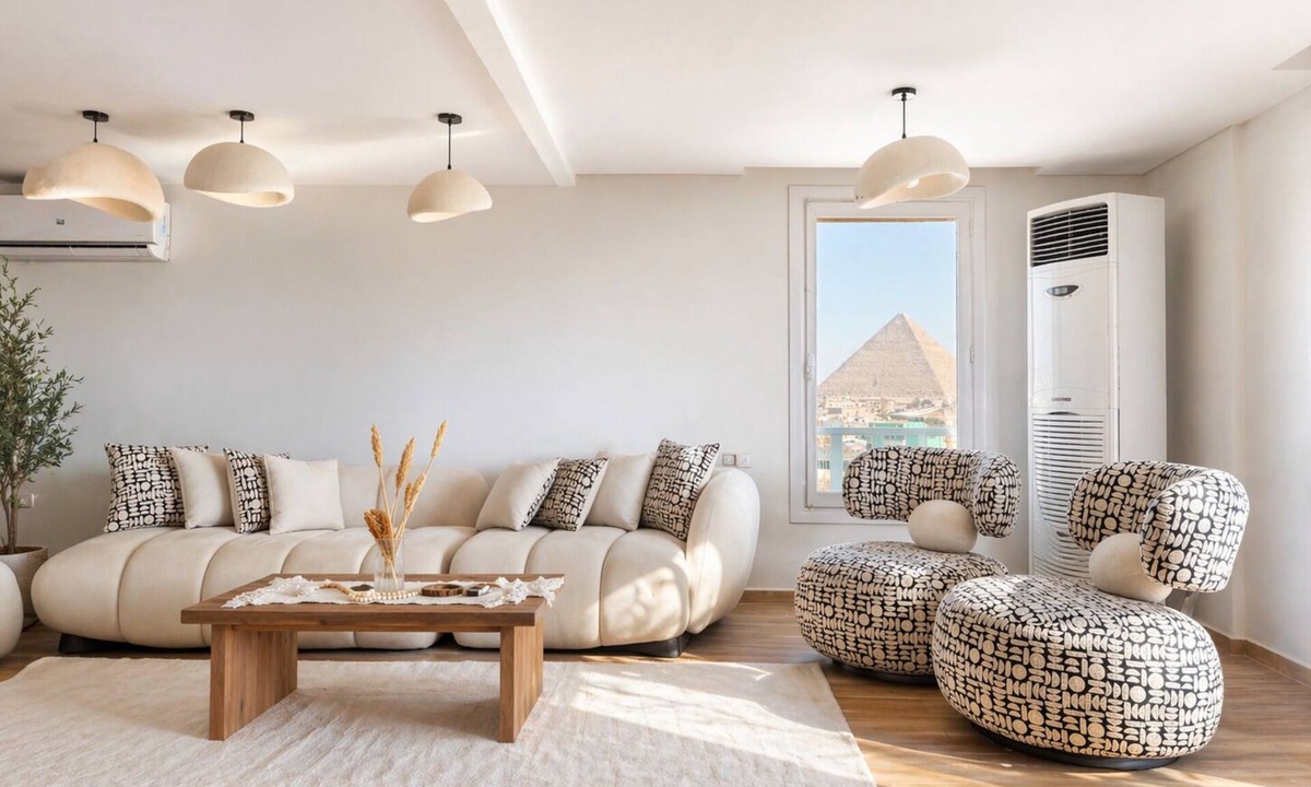 Al Haram Apartment | Luxury panoramic GEM and Pyramids view apartment