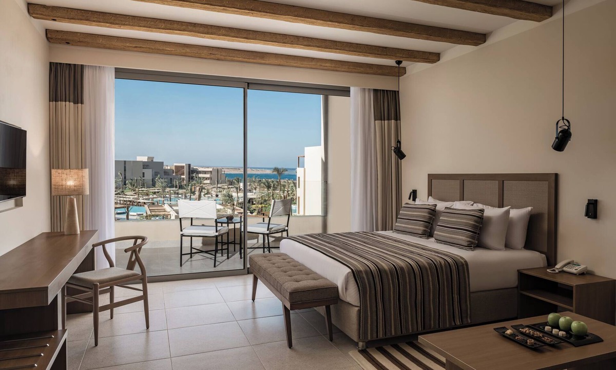 Port Ghalib Hotel | Modern Room w/Comfortable Queen Bed – Perfect for Romantic Red Sea Getaways