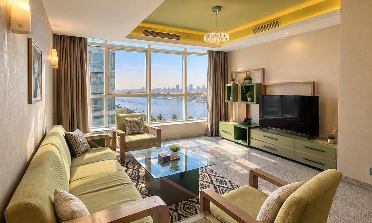 Cairo Apartment | VESTA - Executive Suite - 2BR - Partial Nile View