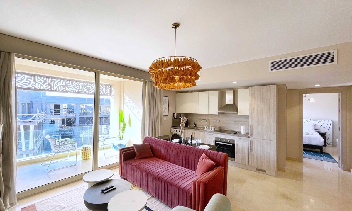 El Gouna Apartment | Xuru Stays I Modish & Magnific 2bdr @ Mangroovy Pool & Beach Access