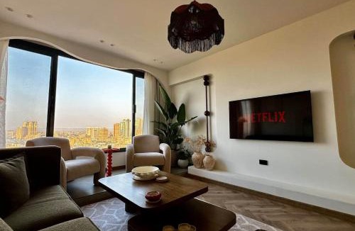 Gezira Apartment | Above the Horizon Nile View Zamalek Loft