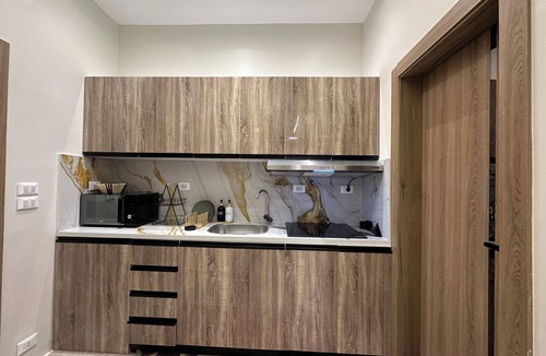The 5th Settlement Condo | Chic Studio 4 in beautiful New Cairo City with WiFi, AC