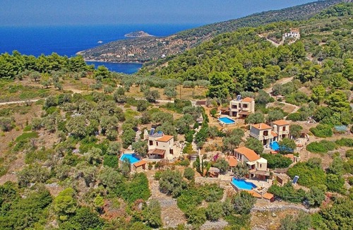 Votsi Villa | Deluxe Alonissos Island Villa | Villa Petra | Private Pool | Sea View