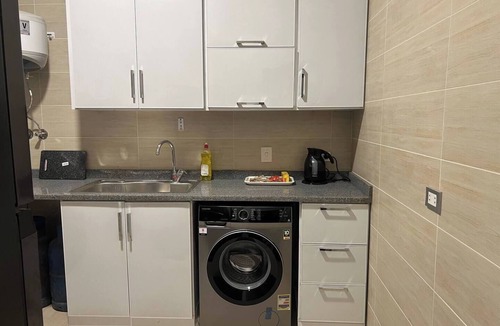 6th of October City Apartment | Elite House: Cozy Garden Oasis 3BR – Mall of Arabia