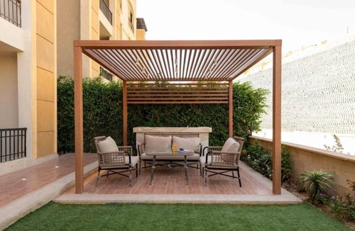Cairo Apartment | Kennah 3BR with Balcony | Stone Residence, New Cairo - Families Only