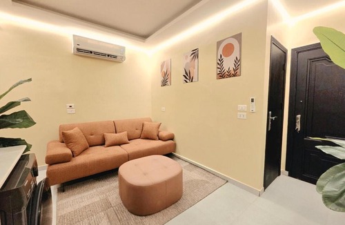 Al Mamsha El Seyahi Apartment | Le Palma New cozy & boho 1-bedroom apartment swimming pool air conditioning