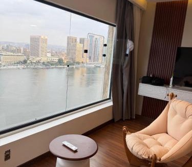 Zamalek Apartment | Luxury Studio with Sauna Room with great nile view in zamalek