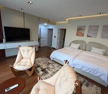 Zamalek Apartment | Luxury Studio with Sauna Room with great nile view in zamalek