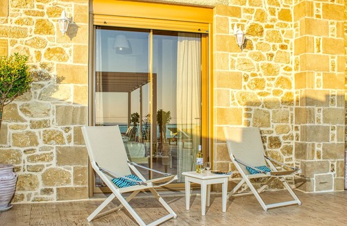 Falassarna Villa | Luxury Villa Kore, saltwater pool & jacuzzi