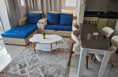 Sheraton Road -Sakkala Apartment | panoramic view of Hurghada Marina. smart-furnished. the apartment A/C