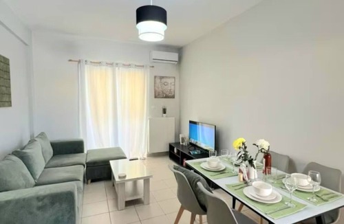 Mytikas Apartment | Quiet furnished apartment with Wi-Fi – ideal for long stays & professionals