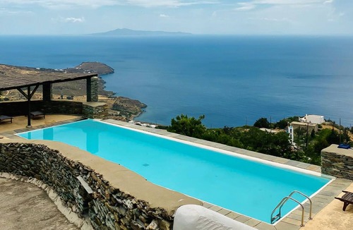 Kato Aprovatou House | Stylish stone house with pool - Aprovato, Andros