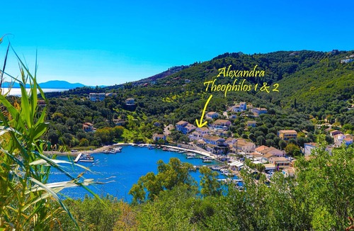 Agios Stefanos Apartment | Theophilos 2: Amazing location, Bay views, A/C, WiFi, sleeps 4