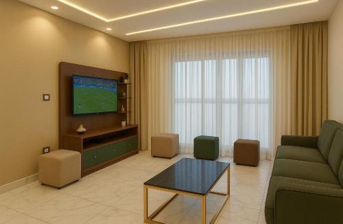 Al-Manasrah Ski Chalet | Three-Bedroom Family Chalet with Living Room