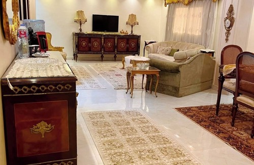 Agouza Apartment | Vintage 2-Bedroom Apartment with AC & Large Balcony in Giza