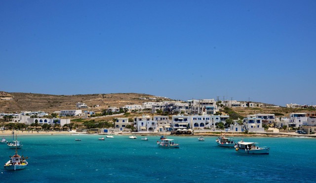 Amorgos traditional apartment with balcony view in Amorgos