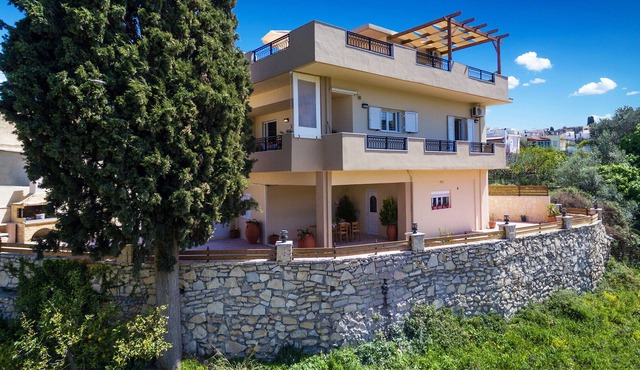 Anemeli for 7 ,Great views,Private & Kids pool in Rethymno
