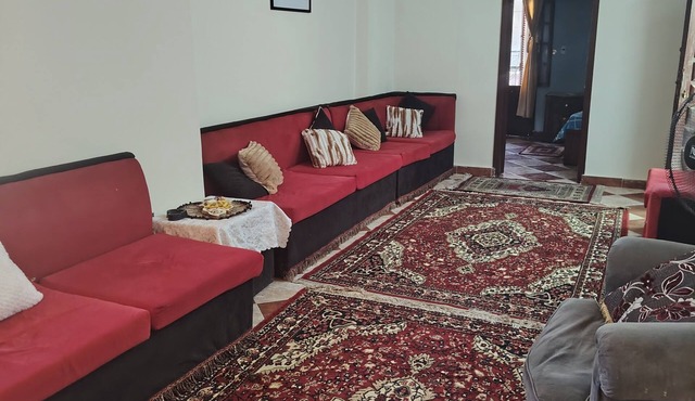 Apartment in very quiet area 5 mn from piramides,