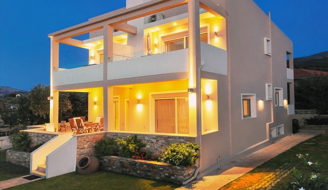 Balconies on Sea - The White Apartment in Thassos Island