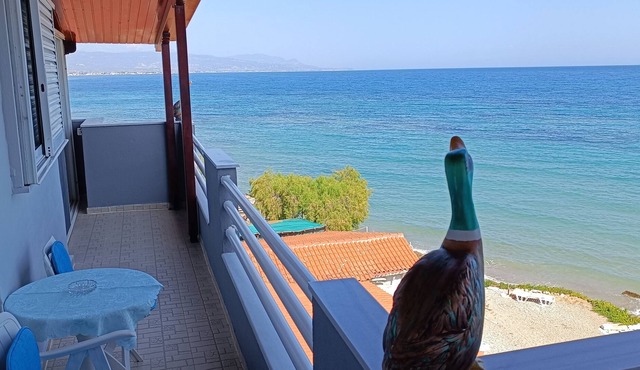 Beachfront luxury apartment On the Sand I I in Korithion