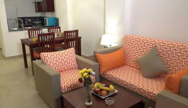 Beachfront Two-Bedroom Suite in ABU DABBAB