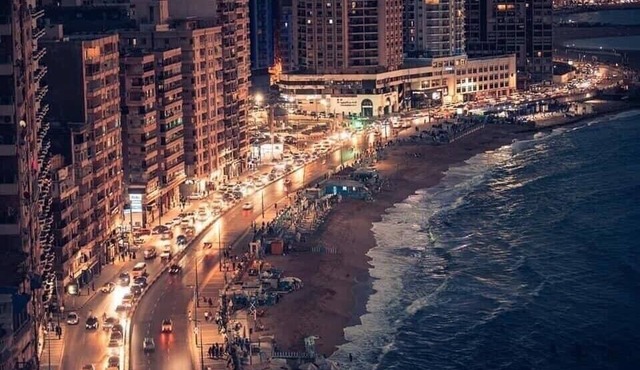 Breathtaking Wide Seaview Apartment in Alexandria
