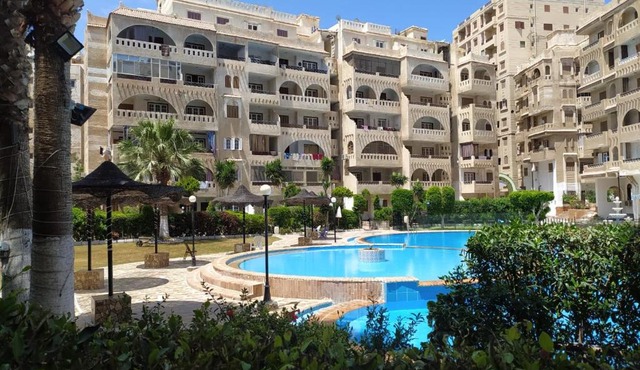 Chalet with Garden view At Al Nakhil resort in Alexandria