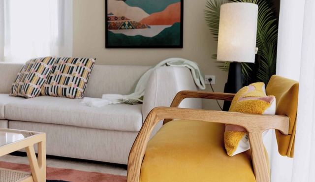 Chic 2BR Serviced Apartment Pool view at Sodic Villette, New cairo in Cairo Governorate
