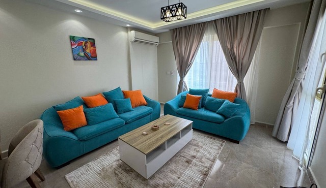 CK 209 . Spacious 2BR Apt., 2 BA, Gated Community in Sheikh Zayed City