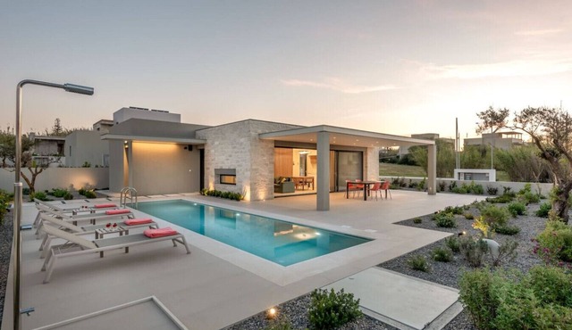 Deux Olives Luxurious Villa in Pirgos Psilonerou