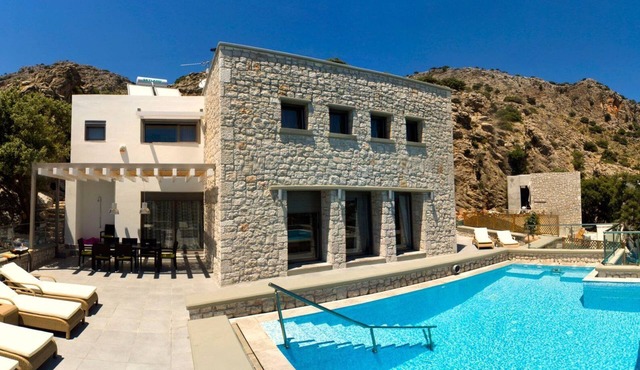 Executive Rhodes Villa | Villa Passithea | 3 Bedroom Villa + studio with Sea. in Pefki