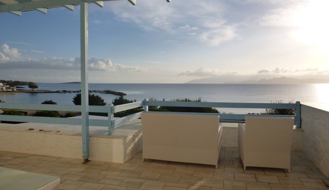 Front Villa Ampela Thalassa Beach in Abelas