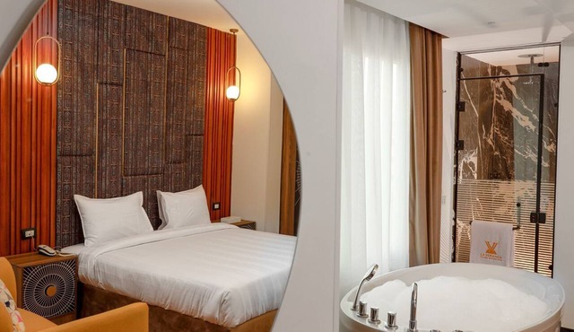Guest House Paradise Top Roof Pyramids View in Giza