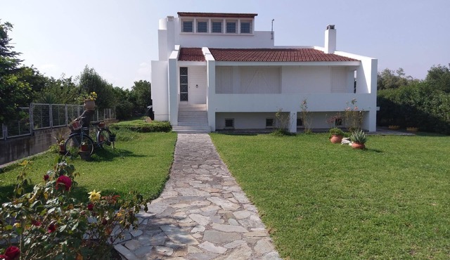 Holiday home next to orange tree orchard in Kato Assos