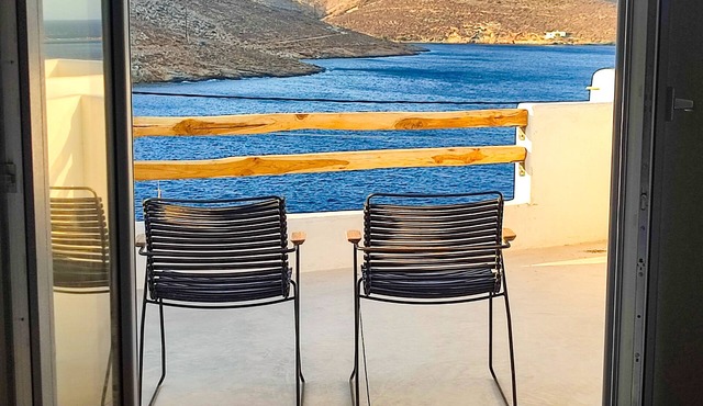 Infinity Vista Suite/Sea view with private Terrace in Ormos Panormou