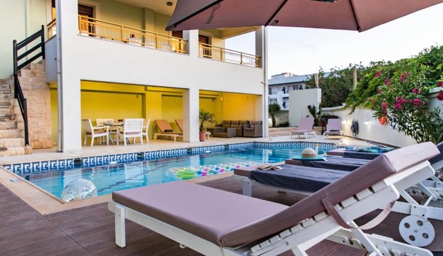 Irene beach villa in Rethymno