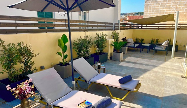 Kristin's Maisonette - Roof terrace & Sauna in Rethymno