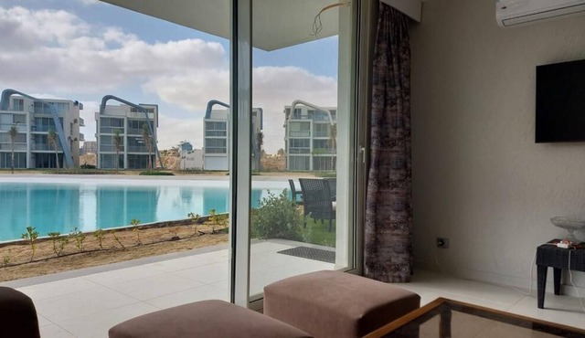 Lagoon view 3 br garden fouka bay TW2AG in El Dabaa