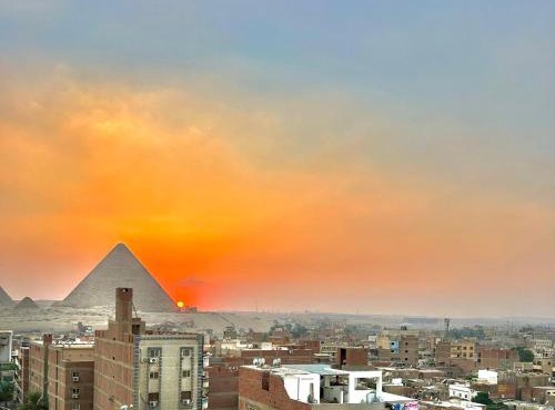 Loay Pyramids View 2 in Cairo