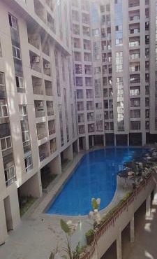Luxury apartment in Zahraa Maadi with a view of the pool in Cairo