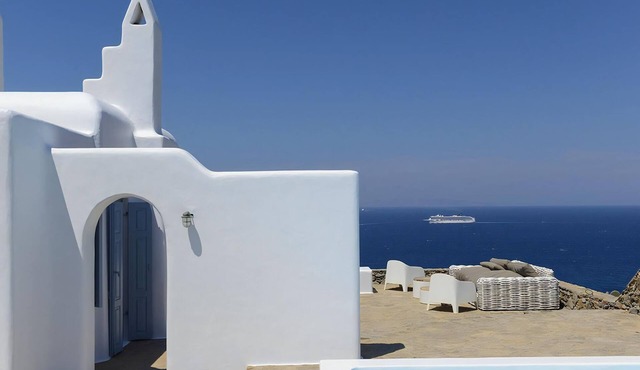 Luxury Choulakia Villa | 5 Bedrooms | Villa Crystal | Stunning Sea Views in Mykonos