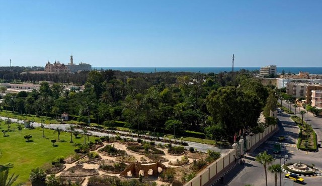 Maamoura beach Montaza view 3 bedroom flat includes beach pass in Alexandria