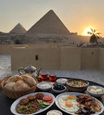 Monument Pyramids View in Cairo