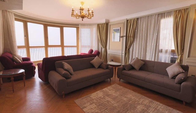 Nile front view & pyramids too.3 master BR+maid room.Large classy fully equipped in Cairo Governorate