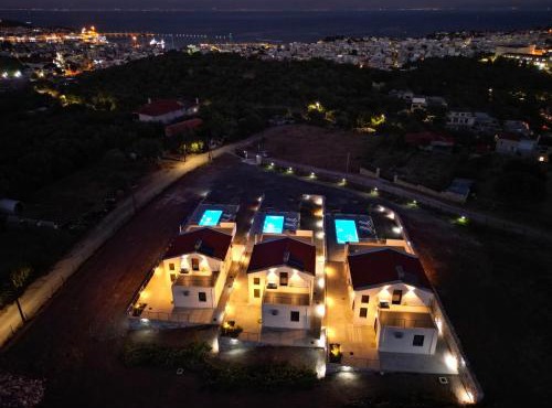 Pierres Blanches Residences, with private pools in Mytilene