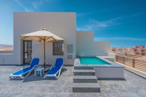 Private Rooftop pool 3BR in Ancient Hill El Gouna
