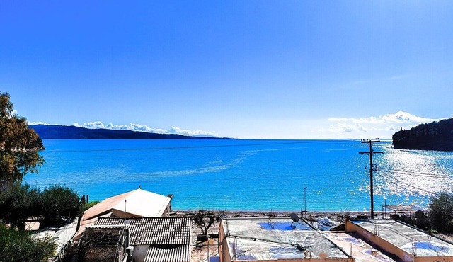 Relaxing Two-Bedroom Sea View Apartment in Kalami | Pool & Balcony in Corfu